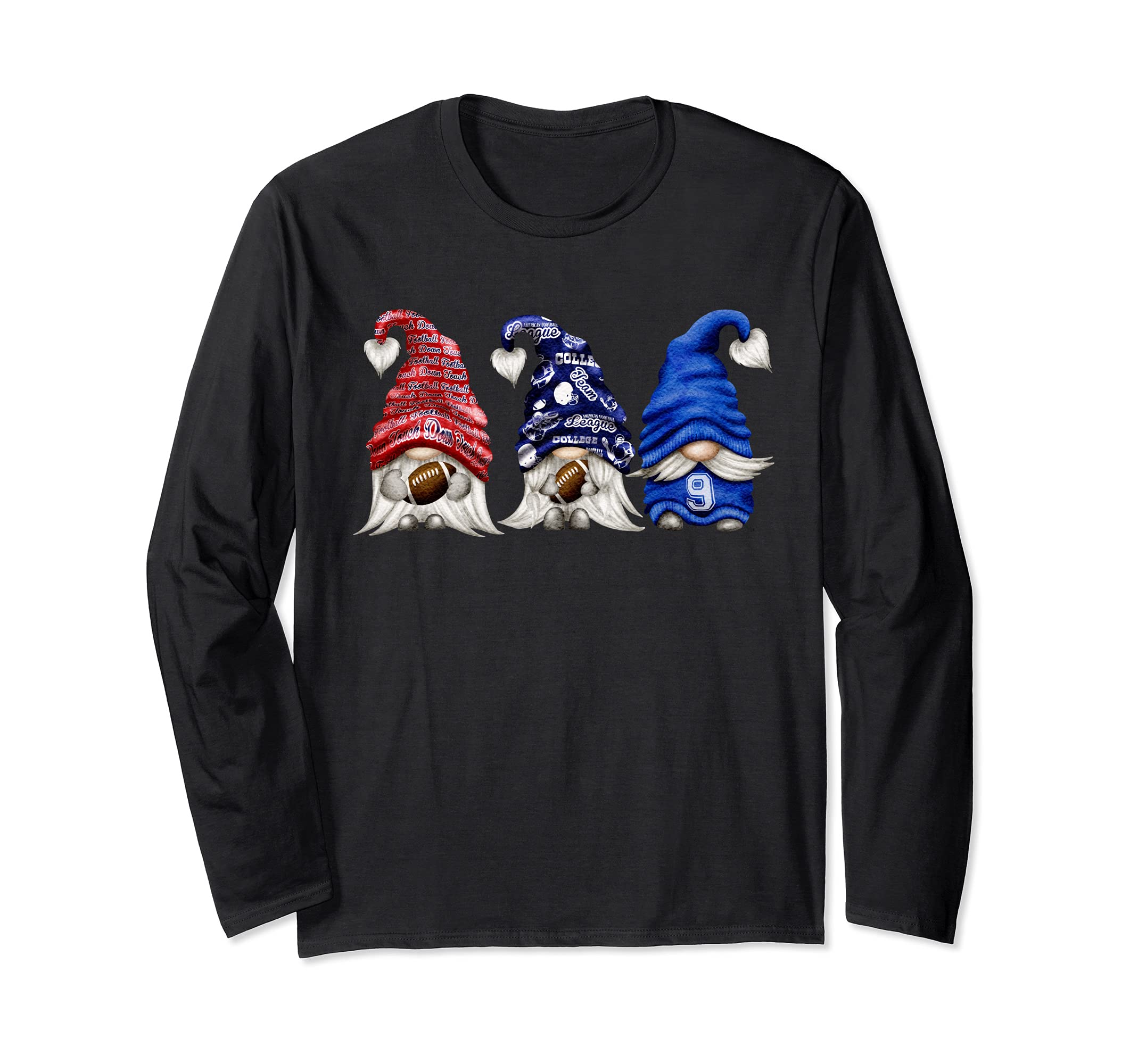 Football Gnome Long Sleeve T-Shirt