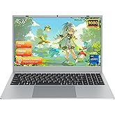 VIGSENUP 15.6" Full HD Laptop with 16GB RAM 256GB SSD,Laptop Computer, Dual-core 6500Y Processor Up to 3.4GHz,WiFi5,USB-C, Poratable Business and Student Laptops,Sliver