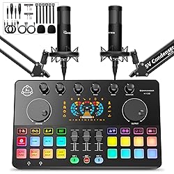 Podcast Equipment Bundle for 2, Audio Interface