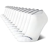 Reebok Men's Low Cut Socks - 12 Pack Performance Cushion Comfort No Show Socks - Breathable Athletic Socks for Men (6-12.5)