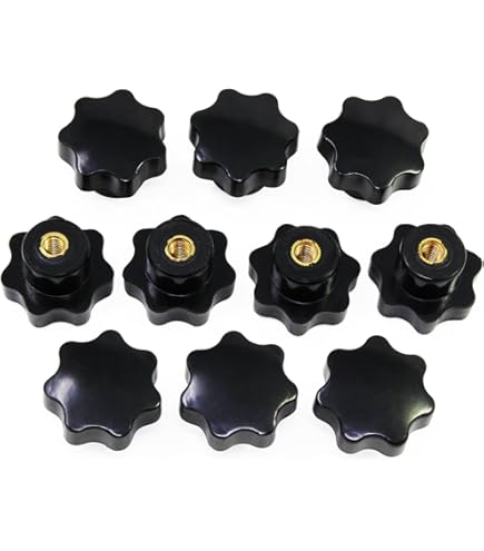 Uxcell Clamping Handle Screw Knobs Handle Star Knob Malaysia