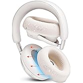 WC SweatZ QC Ultra – Patented Protective Earpad Covers Compatible with Bose QuietComfort Ultra Gen 1 & Gen 2 by Wicked Cushions | Sweatproof & Washable | White Smoke