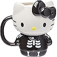 Silver Buffalo Sanrio Hello Kitty Halloween Skeleton Costume Ceramic 3D Sculpted Mug, 20 Ounces