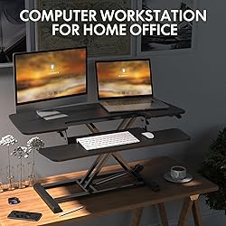 FLEXISPOT Standing Desk Converter 40in Sit to Stand