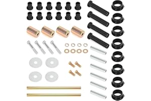 FQRANBO Rear Left and Right A-Arm Bushing Shafts Kit Replacement for Polaris Sportsman 400 450 500 600 700 800 Replace # 5020826 5434548 5434551 5133806 5434550