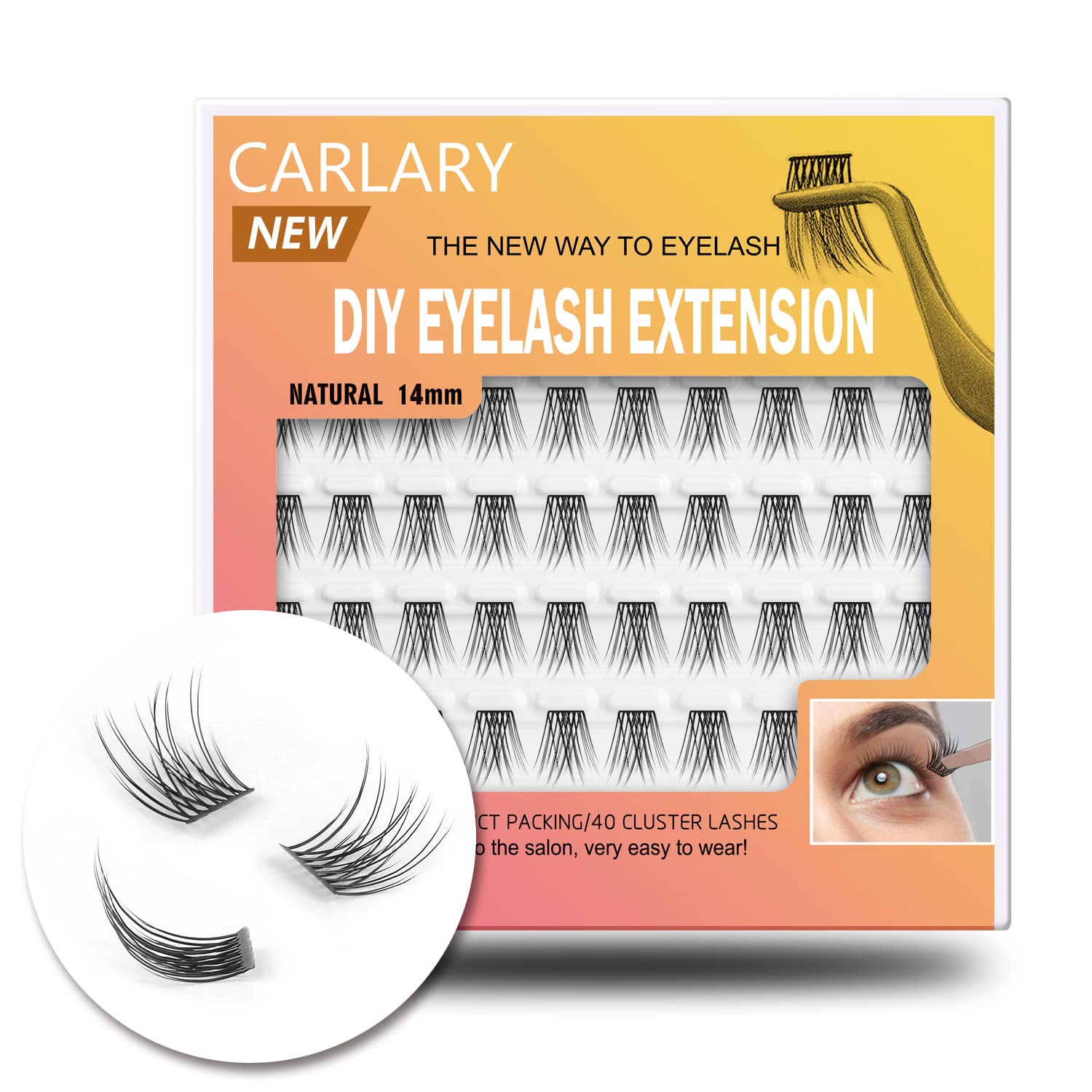 Lash Clusters, DIY Eyelash Extension, 40 Clusters