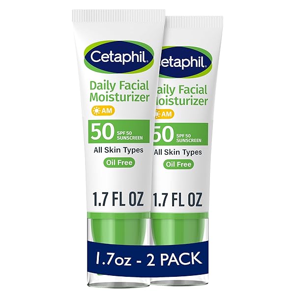 CETAPHIL DAILY FACIAL MOISTURIZER SPF 50, 1.7 FL...