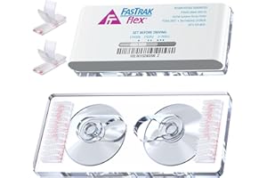 SiLiANK FasTrak Flex Holder for Windshield – Custom Fit for FasTrak & FasTrak Flex Transponders, UV & Heat Resistant, Strong 3M Adhesive + Suction Mount, Easy Install & Clean Removal