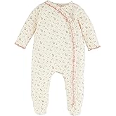 Mud Pie baby-girls Mud Pie Baby Deer Ruffle Sleeper