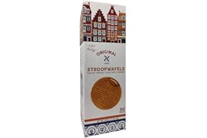 LE CHIC PATISSIER Original Stroopwafels- Toasted Waffles filled with Caramel