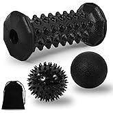 Plantar Fasciitis Relief,Foot Roller Massager,Massage Lacrosse Ball,Spiky Ball Therapy Set for Relieve Plantar Fasciitis,Foot Arch and Heel Pain,Neuropathy Pain Relief Feet,Deep Tissue Muscle Massage