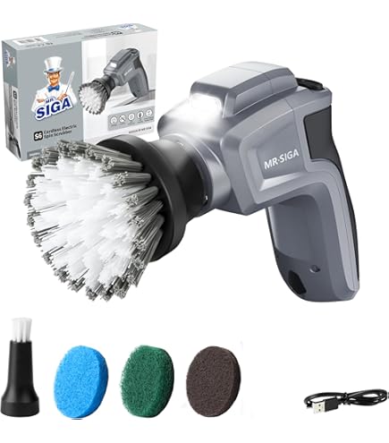 Lot De 4 Brosses à Récurer En Acier Inoxydable Avec Manche - Brosse De