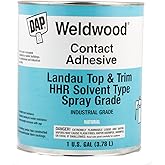 DAP Products Weldwood Landau Top &amp; Trim HHR Solvent Type Spray Grade Contact Adhesive 1 Gal, Natural (070798-002333)