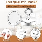 Neosmuk Fishing Magnet 300 lb+ Pull Strong CNC Machined Metal Base Neodymium view 3