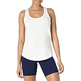 Amazon Essentials Women's Active Soft Cotton Scoop Neck Racerback Relaxed Fit Lightweight Yoga Tank