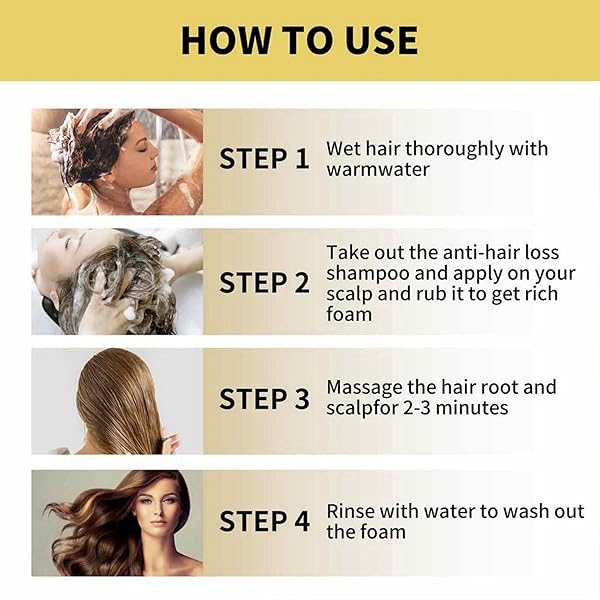 GINGER SHAMPOO, GINGER SHAMPOO FOR HAIR GROWTH, GINGER ANTI-FALL SHAMPOO, GINGER ANTI-HAIR LOSS HAIR SHAMPOO, GINGER HAIR REGROWTH SHAMPOO FOR THICKER, STRONGER, SMOOTHER, AND MORE GLOSSY HAIR