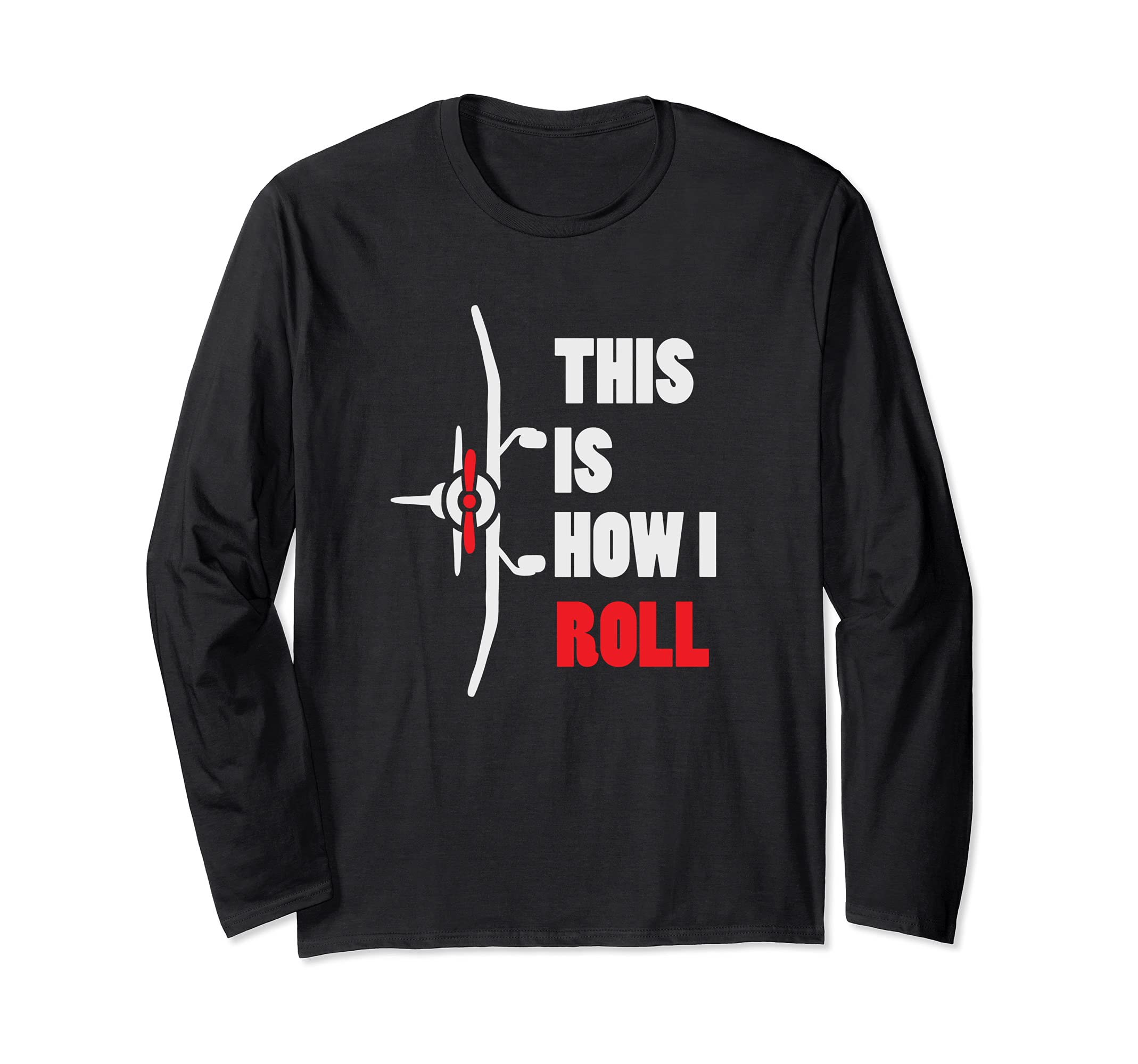 RC Airplane Funny Vintage Hobby Pilot Flying Airline Pilot Long Sleeve T-Shirt