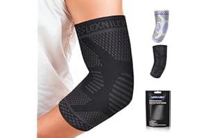 Tennis Elbow Brace for Men Women, Arm Compression Sleeve for Tendonitis, Tennis, Golfers Elbow Pain Relief, Arm Brace Support