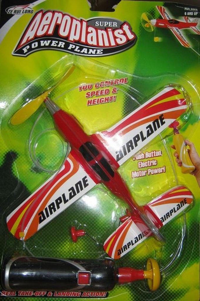tethered helicopter toy