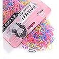Youxuan Kids Elastics No Damage Colored Hair Bands Fashion Girls Hair Ties 1000 Count Small Size
