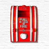 pologmase Fire Alarm Pull Station Doorbell Resin Wall Decor Firefighter Gift view 9