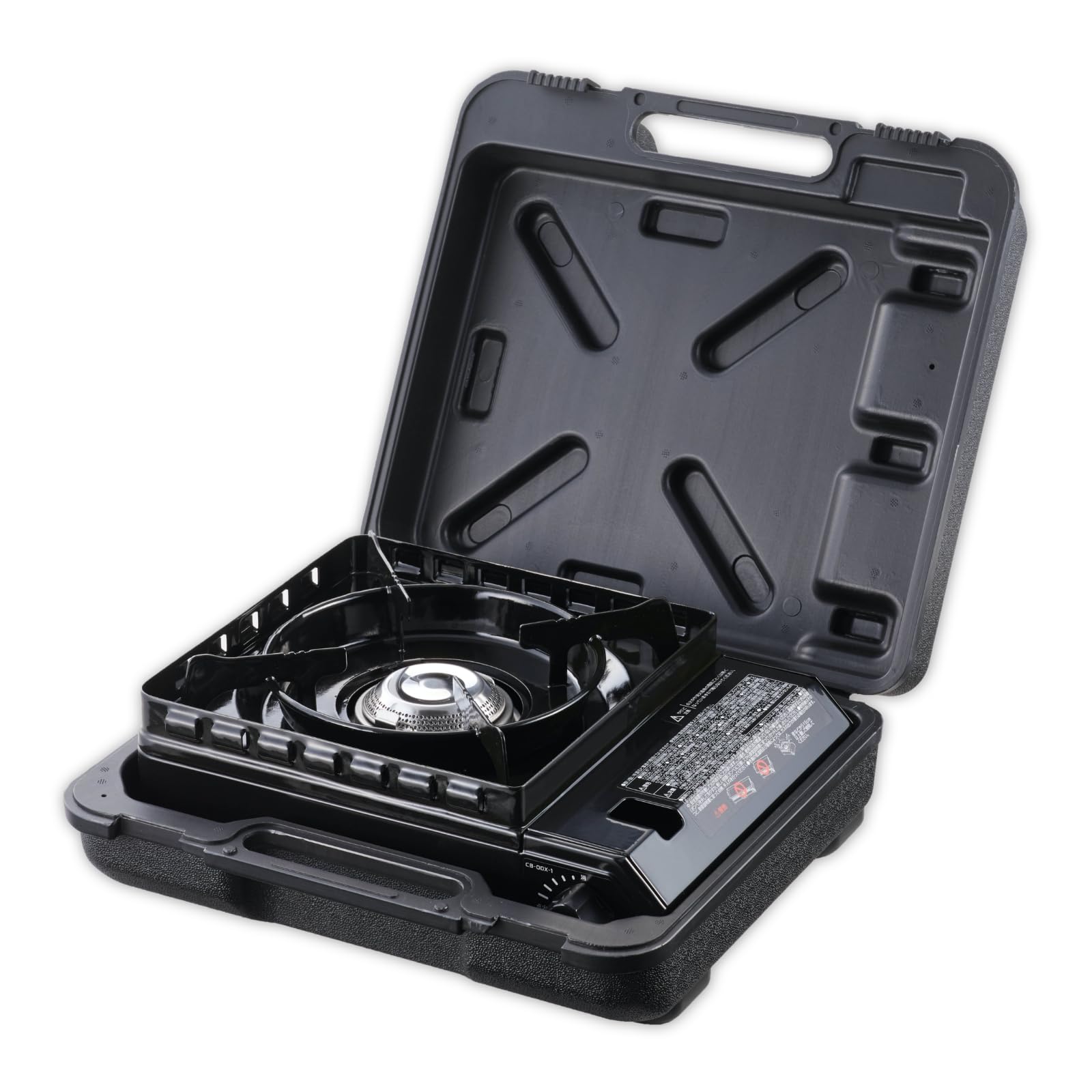 Iwatani CB-ODX-1-BK Cassette Fu Cassette Stove, Tough Maru, Black