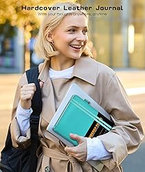 Lined Journal Notebook for Women Men, 256 Numbered