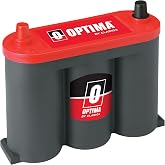 OPTIMA&reg; Batteries High Performance 6V REDTOP&reg; Sealed AGM 6V Battery | Car, Truck and SUV Starting Battery, 800 CCA, SAE Terminal, Maintenance Free, Versatile Mounting, 6 Volt