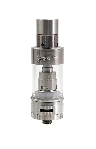 Aspire Atlantis BVC Set mit 2 BVC Sub Ohm Verdampferlöpfe Coils 0.5 ohm und ersatz Pyrex Glastank und Driptip
