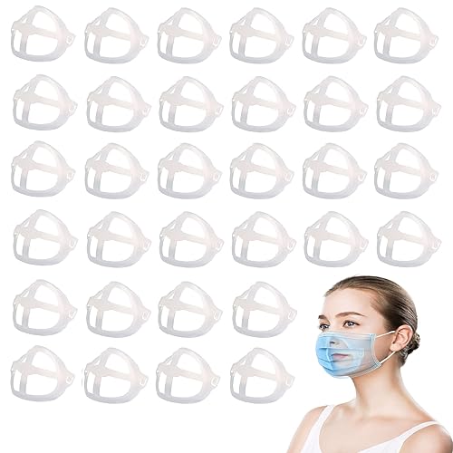 Tirdkid Upgraded 32Pcs Face Mask Bracket Silicone Mask Bracket for ...