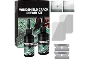 seaplenn 2PCS Windshield Crack Repair Kit, 2024 New Glass Cracks Gone Repair Kit, Windshield Repair Kit for Chips and Cracks, Quick Windshield Repair Kit for Chips and Star Shaped Cracks