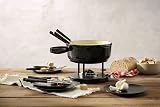 Kuhn Rikon 32221 Cast Iron Fondue Pot 20cm Black Red - Fast Heating view 2