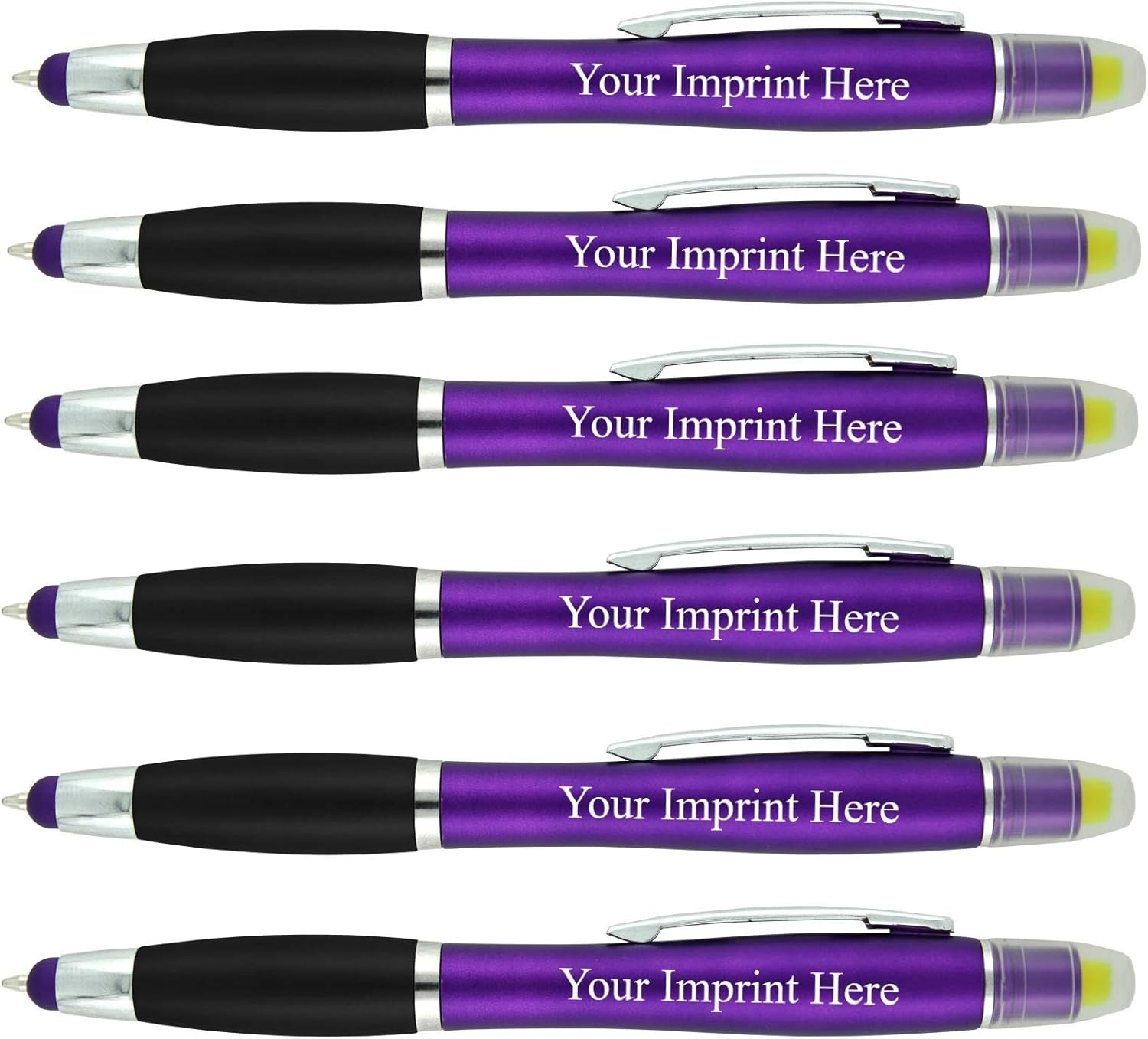 Personalized Pens with Highlighter and Stylus 115 Pack