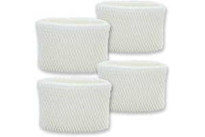 PUREBURG 4-Pack HAC-504 Humidifier Filter Compatible with Honeywell HAC-504AW & Filter A Fits HCM-350 HEV355 HCM-710 Cool Mist Humidifiers and More