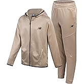 New Balance Boys Sweat Suit Set - 2 Piece Soft Performance Fleece Zip Up Hoodie and Jogger Track Pants for Boys (Sizes: 8-16)
