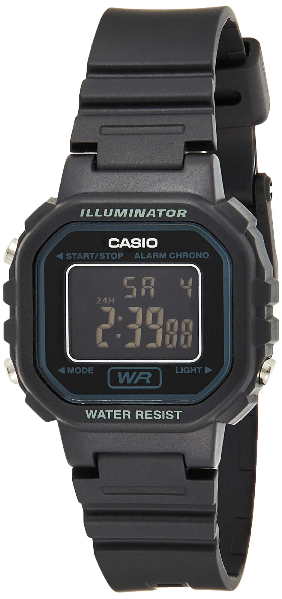 Casio #LA20WH-1B Women's Black Chronograph Alarm LCD Digital Watch- Buy  Online in Burkina Faso at burkinafaso.desertcart.com. ProductId : 12800458.