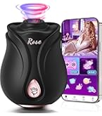 Amazon.com: App Controlled Rose Toy Clitoral Stimulator, Suction &  Vibration Bluetooth Vibrator, Rechargeable Silicone Personal Massager for  Women, Magnetic Charging, Storage Pouch Included : Health & Household