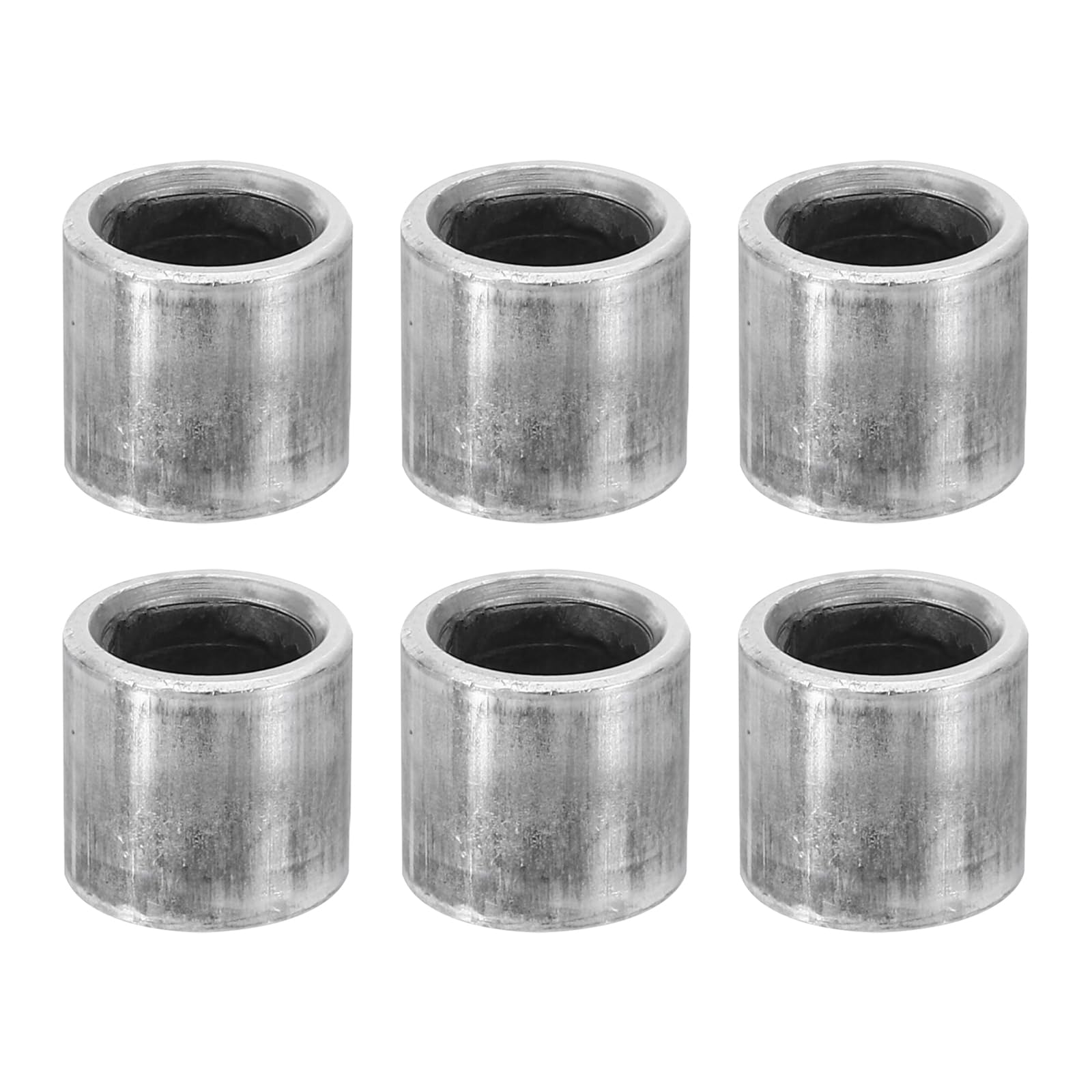 PATIKIL M8 Steel Spacers, 12 Pcs Metal Spacers Steel 8.1mm ID x 12mm OD x 10mm L Carbon Steel Spacer Screw Standoff Round for 5/16in or M8 Screw Bolts