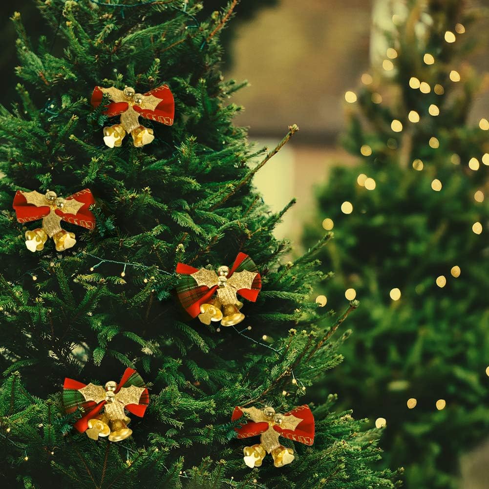 Albero Di Natale Con Fotografie Appese.Campanellini Con Fiocchi Di Neve Mini Bowknot Decorazione Appesa Natale Oro Bowknot Ornamento Confezione Da 10 Pezzi G Taste Ornamenti Per Alberi Di Natale Odontotal Com Uy