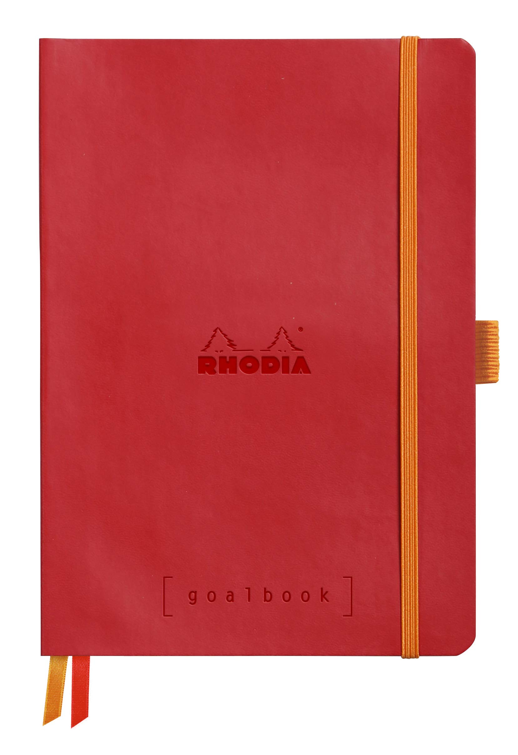 Rhodia Softcover Goal Book, A5 , Dot - Poppy