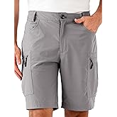 Dababell Mens Hiking Cargo Shorts Stretch Quick-Dry Outdoor Casual Work Shorts for Men Camping Fishing