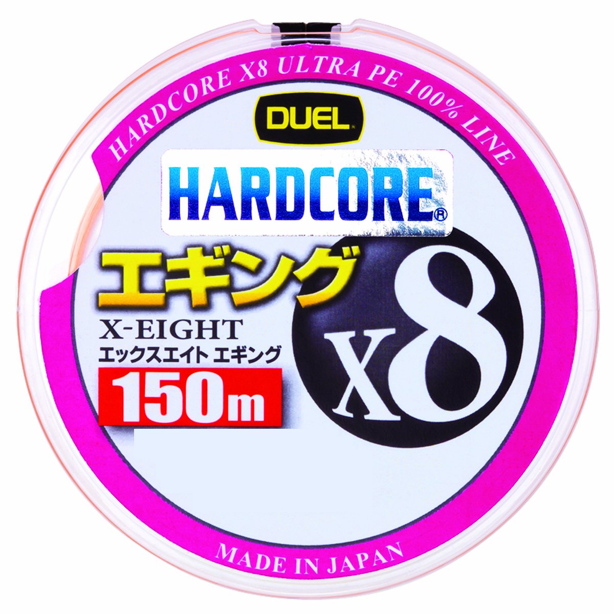 Duel Hardcore H3338 Fluorocarbon Fishing Line - 12 Lb Test, 164 Ft (50 M), Clear