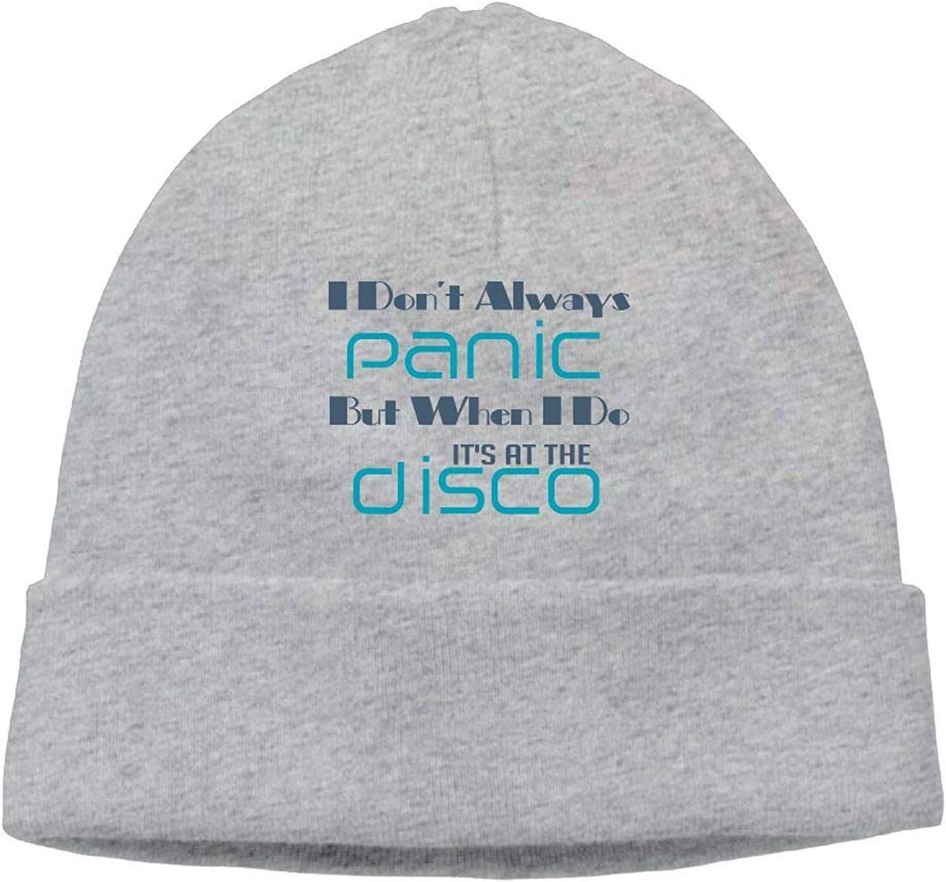 I Don't Always Panic But When I Do It's at The Disco Beanie Hats Knit Caps Men