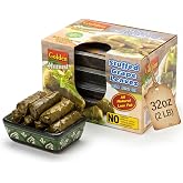 Golden Dolmas Stuffed Grape Leaves, 2lb, Gluten Free, Ready To Eat, 4 Pack | 4.4oz, Ready to Eat Sundried Tomatoes w/ Onion &amp; Rice, Perfect for Salads, Sandwiches &amp; Appetizers, Pack Of 4