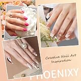 Phoenixy Gel Nail Polish Set 50x 7ml Base Top Matte Glitter Gold Gift view 6