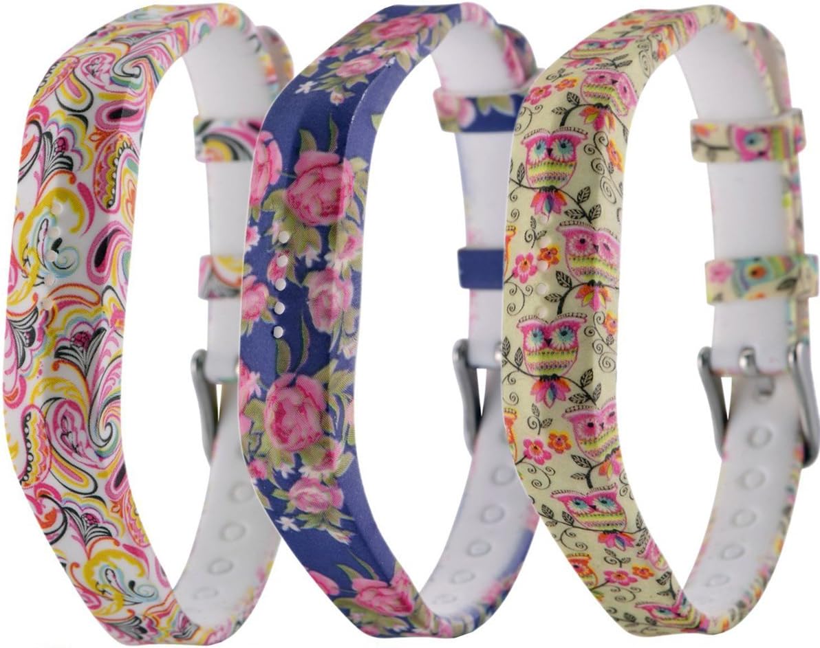 For Fitbit Flex 2 Wristband/Fitbit Flex 2 Band/Fitbit Flex 2 Bracelet/Fitbit Flex 2 Replacement Band, Colorful Jewelry Bead/Silicone Band Design