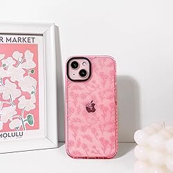 NITITOP Compatible for iPhone 15 Case Cute Flower