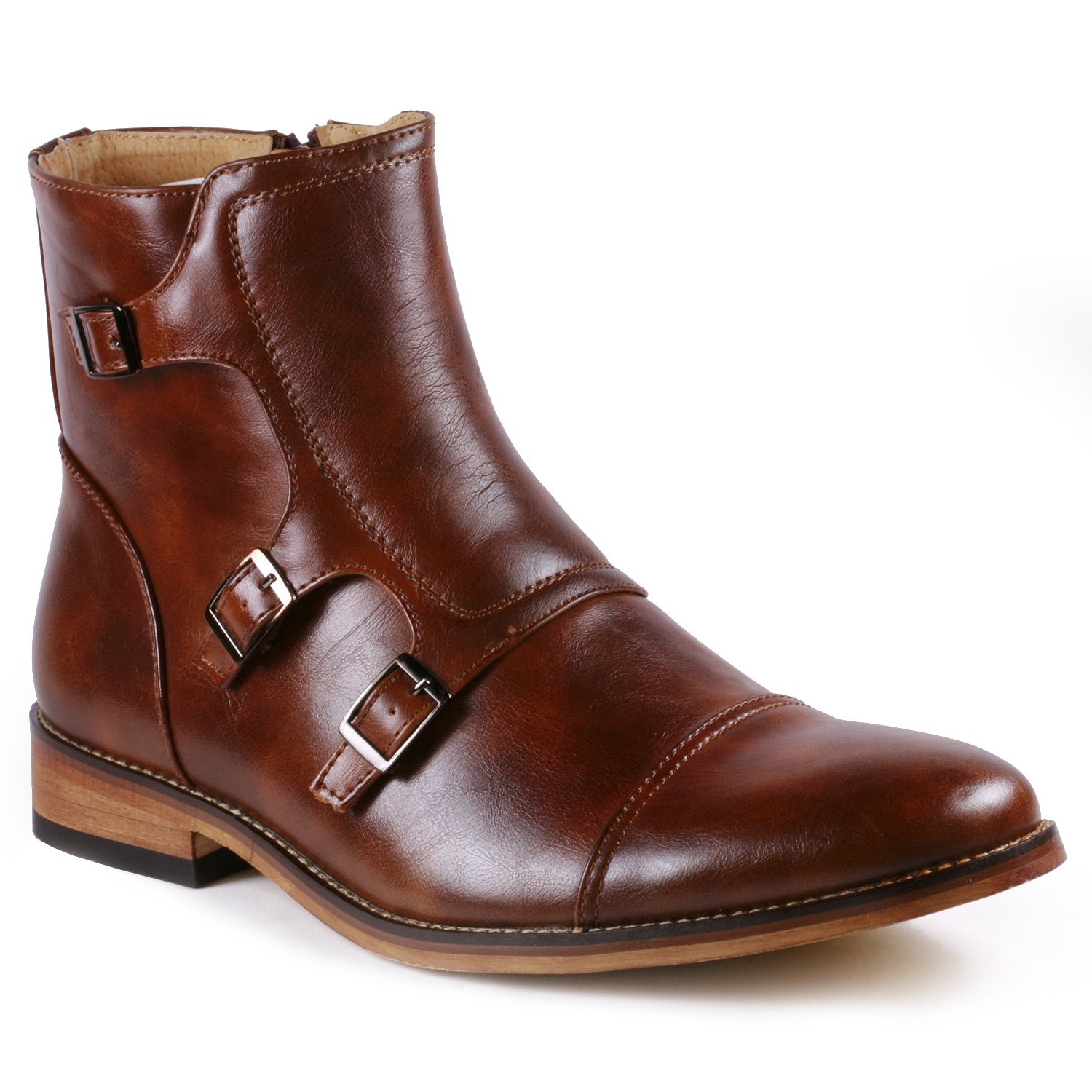 monk strap ankle boots