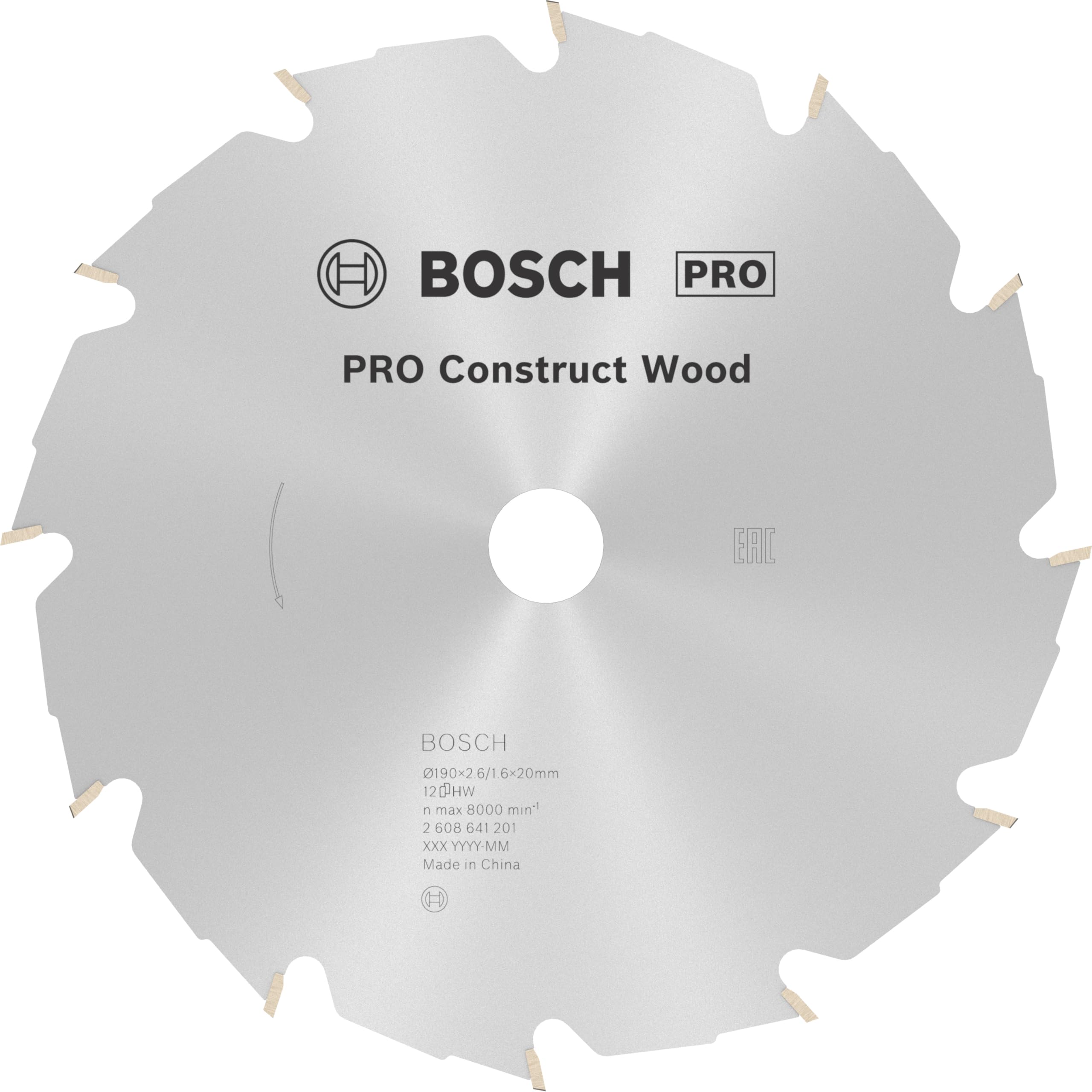 Bosch 2608641201 Construct Wood Circular Saw Blade