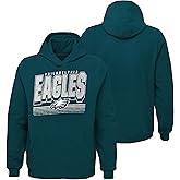 Outerstuff NFL Kids Youth 8-20 Tailgate Team Color Primary Logo Pullover Sweatshirt Hoodie (8, Philadelphia Eagles)